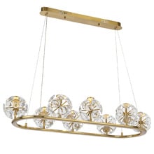 Anora Iron 8 Light LED Pendant